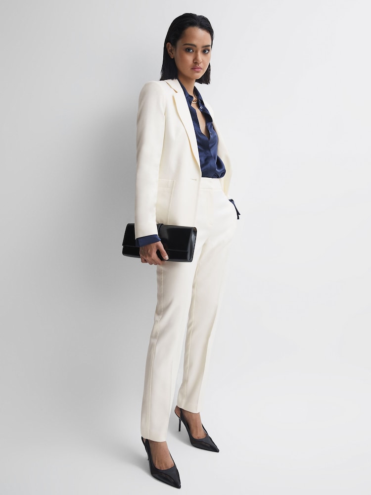 سترة بليزر مخصصة بزر واحد Ember من Reiss - Image 4 of 7