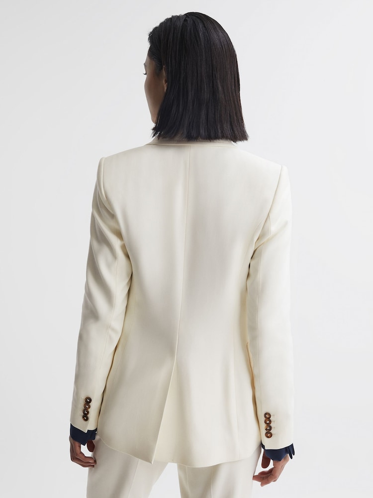 سترة بليزر مخصصة بزر واحد Ember من Reiss - Image 5 of 7
