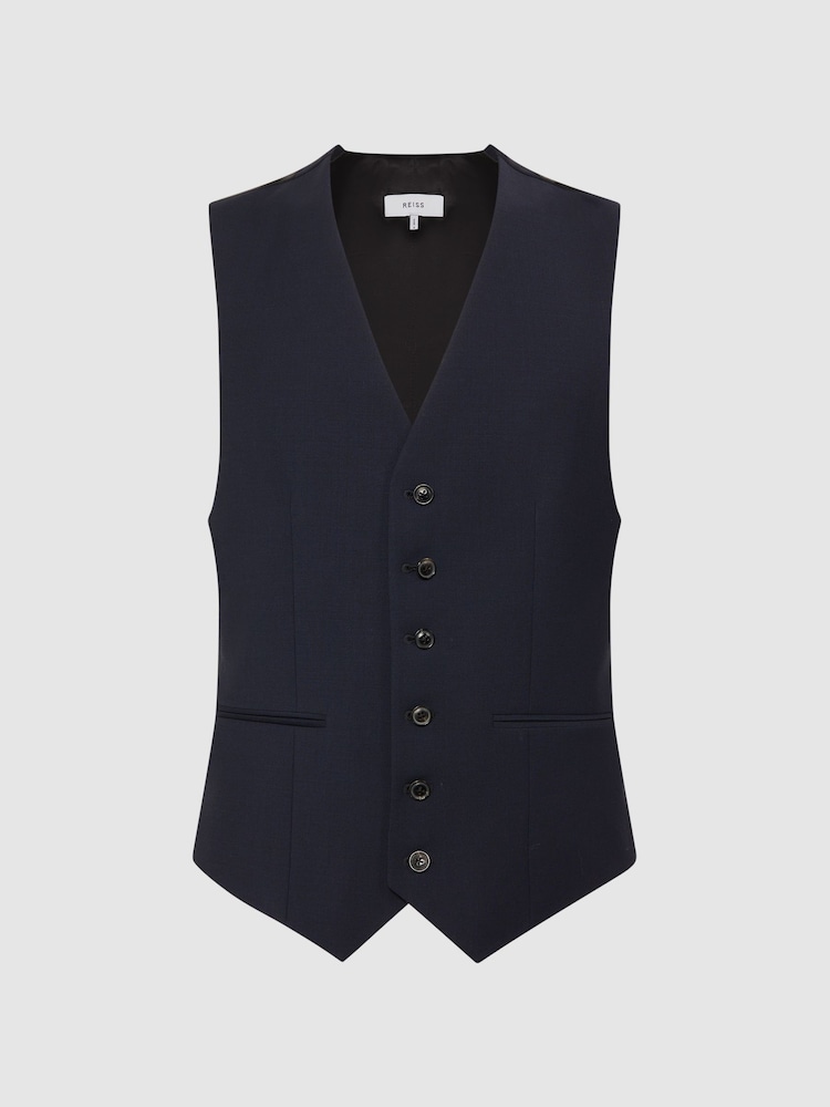 Reiss - Hope - Modern-fit reisherenvest - Image 2 of 6