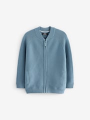 Blue Zip Through Cardigan (3mths-7yrs) - Image 4 of 6