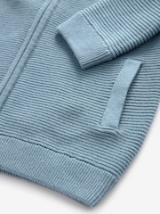 Blue Zip Through Cardigan (3mths-7yrs) - Image 6 of 6