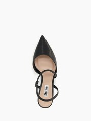 Dune London Black Citrus Asymmetric Court Shoes - Image 5 of 5