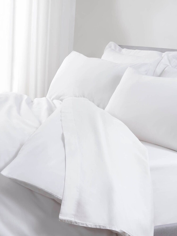 TLC White 5* 480 Thread Count Duvet Cover - Image 1 of 1