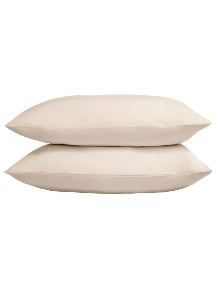 TLC Set of 2 Cream 5* 480 Thread Count Pillowcases - Image 1 of 1
