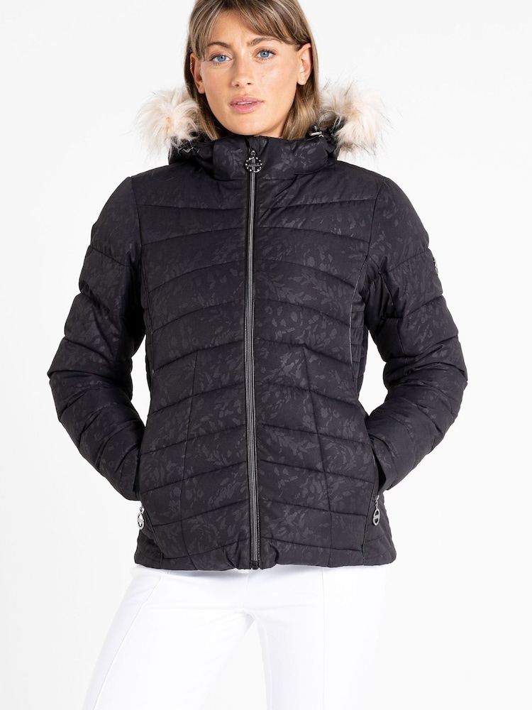 Dare 2b Black Glamorize III Waterproof Ski Jacket - Image 1 of 9 Dare 2b Black Glamorize III Waterproof Ski Jacket - Image 1 of 9
