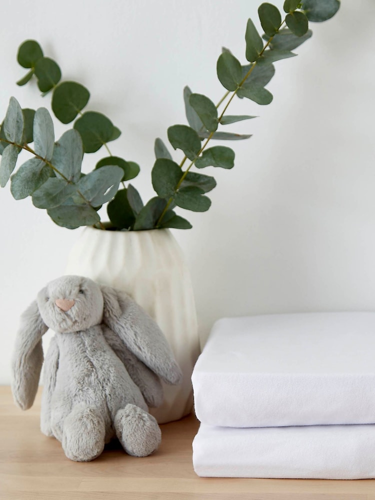Clair De Lune Pram 100% Cotton Fitted Sheet - Imagem 1 de 4