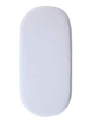 Clair De Lune White Crib 100% Cotton Fitted Sheet - Image 3 of 4