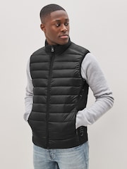 Calvin Klein Black Puffer Gilet - Image 1 of 5