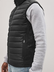 Calvin Klein Black Puffer Gilet - Image 3 of 5