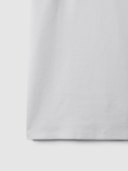 Reiss White Cooper Slim Fit Honeycomb T-Shirt - Image 6 of 7
