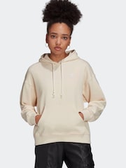 adidas Originals White 100% Cotton Always Graphic Hoodie - Image 1 of 6