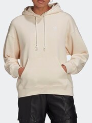 adidas Originals White 100% Cotton Always Graphic Hoodie - Image 3 of 6