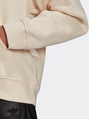 adidas Originals White 100% Cotton Always Graphic Hoodie - Image 4 of 6