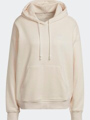 adidas Originals White 100% Cotton Always Graphic Hoodie - Image 6 of 6