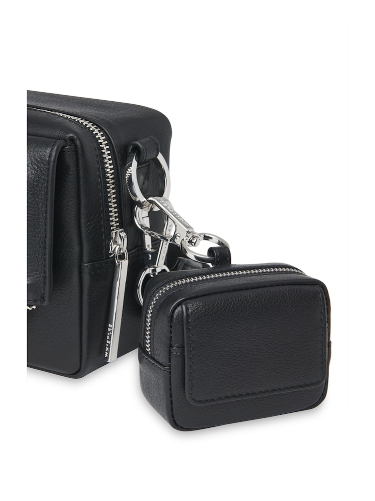 Whistles Black Bibi Keyring Purse - Image 4 of 4