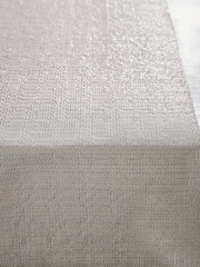 Silver Metallic PVC Wipeclean Kitchen Table Runner - Image 5 of 5