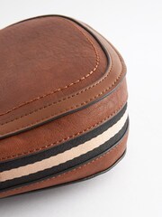 Tan Brown Saddle Cross-Body Bag - Image 7 of 8