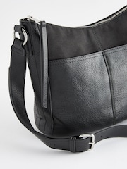 Black Casual Messenger Cross-Body Bag - Image 6 of 8
