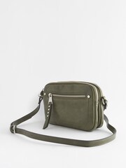 Khaki Green Utility Stud Cross-Body Bag - Image 5 of 6