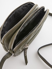 Khaki Green Utility Stud Cross-Body Bag - Image 6 of 6