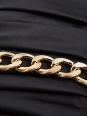 Черный - Атласный плиссированный клатч Reiss Camille - Изображение 6 из 6
