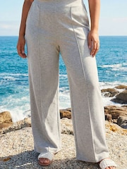 Roman Grey Curve Front Pleat Trousers - Image 2 of 4