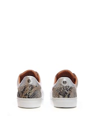 Moda in Pelle Anatoli Trainers With Ciruclar Cut Out Detail Around Lace Holes - Image 3 of 3
