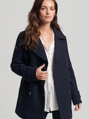 Superdry Zweireihige Cabanjacke aus Wolle - Bild 3 von 6
