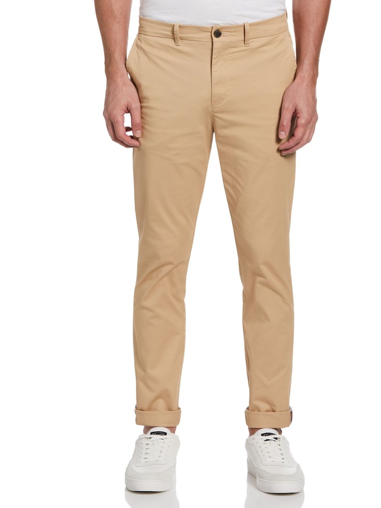 Marrón claro - Original Penguin Slim Fit Trousers - Imagen 1 de 4
