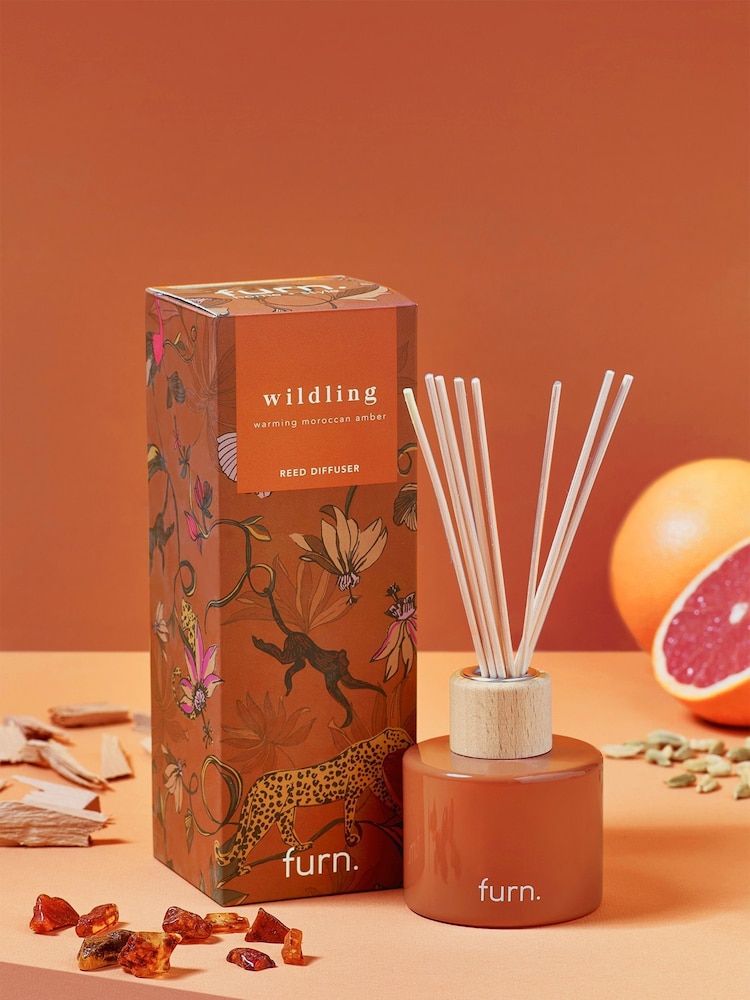 Furn Sienna Brown Wildlings Scented Reed Diffuser - Image 1 of 2