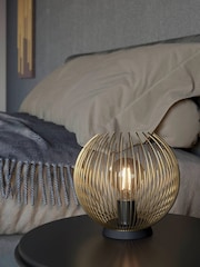 Eglo Gold Venezuela Spherical Table Lamp - Image 1 of 3