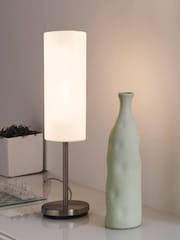 Eglo White Troy 3 Nickel Matte Table Lamp - Image 1 of 3