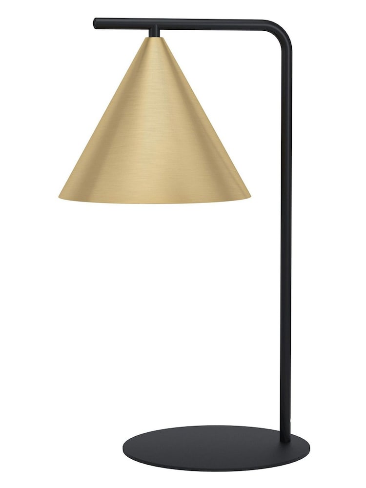 Eglo Gold Narices Brushed Gold Table Lamp - Image 2 of 3 Eglo Gold Narices Brushed Gold Table Lamp - Image 2 of 3