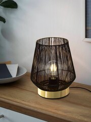 Eglo Black Escandidos Brushed Table Lamp - Image 1 of 3
