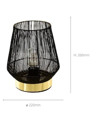 Eglo Black Escandidos Brushed Table Lamp - Image 3 of 3