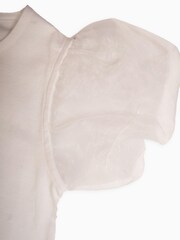 Angel & Rocket Delilah Mesh Puffball Sleeve Top - Image 5 of 5