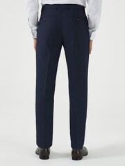 Skopes Montague Navy Blue Tailored Fit Suit Trousers - Image 2 of 3