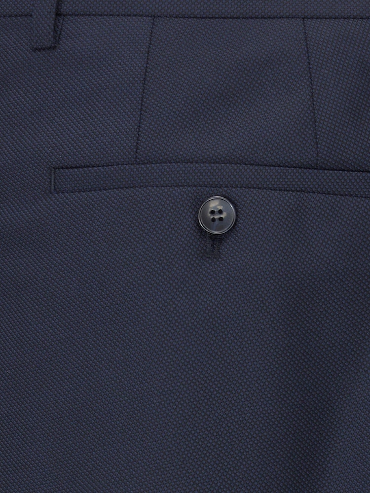 Skopes Montague Navy Blue Tailored Fit Suit Trousers - Image 3 of 3
