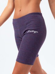 Hype. Purple Womens Multi Space Dye Scribble Cycle Shorts - Image 1 of 3