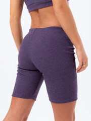 Hype. Purple Womens Multi Space Dye Scribble Cycle Shorts - Image 2 of 3