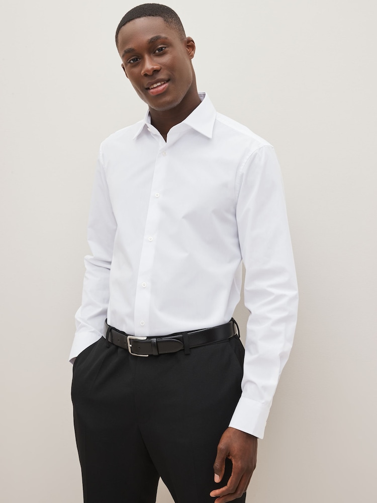 White Easy Care Shirts 2 Pack - Image 2 of 6