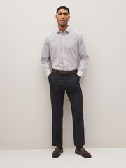 Blue/Red Tattersall Check Regular Fit Trimmed Shirts 2 Pack - Image 9 of 13
