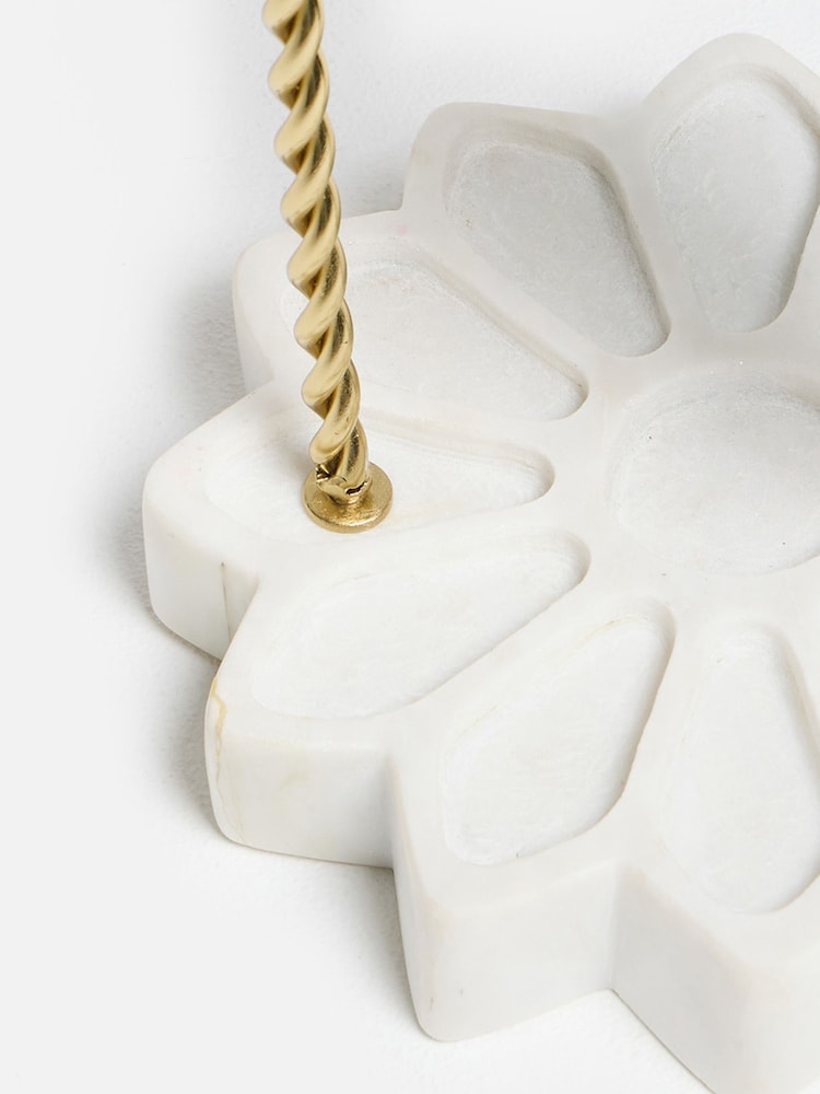 Oliver Bonas Gold Flower Umbrella Stand - Image 5 of 5