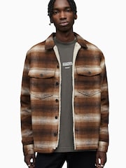 AllSaints Brown Seneca Jacket - Image 1 of 6