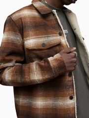 AllSaints Brown Seneca Jacket - Image 5 of 6