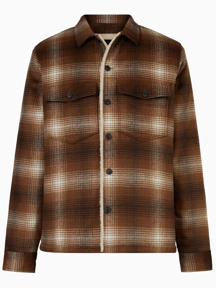 AllSaints Brown Seneca Jacket - Image 6 of 6