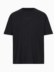 AllSaints Black Bones Short Sleeve Crew T-Shirt - Image 6 of 6