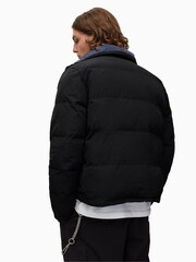 AllSaints Black Novern Jacket - Image 2 of 5