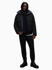 AllSaints Black Novern Jacket - Image 3 of 5