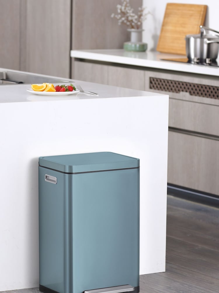 Eko Blue X Cube Kitchen Pedal Bin 30L - Image 1 of 4